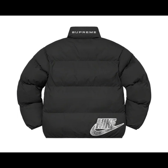 Supreme X Nike Black Reversible Puffer 